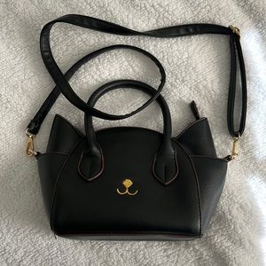 Cat Leather Purse